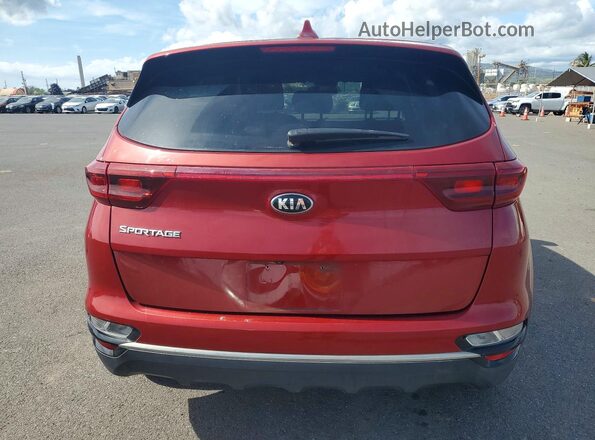 KNDPM3ACXL7696021 2020 KIA SPORTAGE Red უკანა ხედი