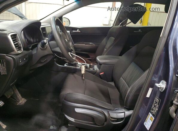 KNDPM3ACXL7752250 2020 KIA SPORTAGE Blue წინა სალონის ხედი