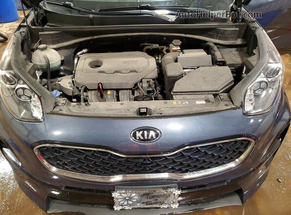 KNDPM3ACXL7752250 2020 KIA SPORTAGE Blue ძრავის განყოფილების ხედი