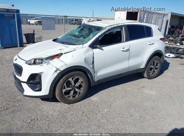 KNDPM3ACXL7801057 2020 KIA SPORTAGE White წინა მარცხენა ხედი სამი მეოთხედიდან
