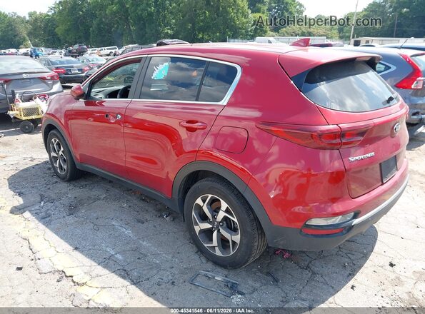 KNDPM3ACXM7881574 2021 KIA SPORTAGE Красный Задняя левая четверть