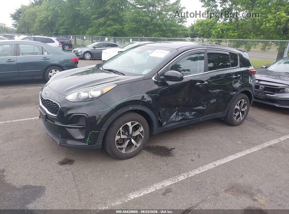 KNDPM3ACXN7987220 2022 KIA SPORTAGE Черный Передняя левая четверть
