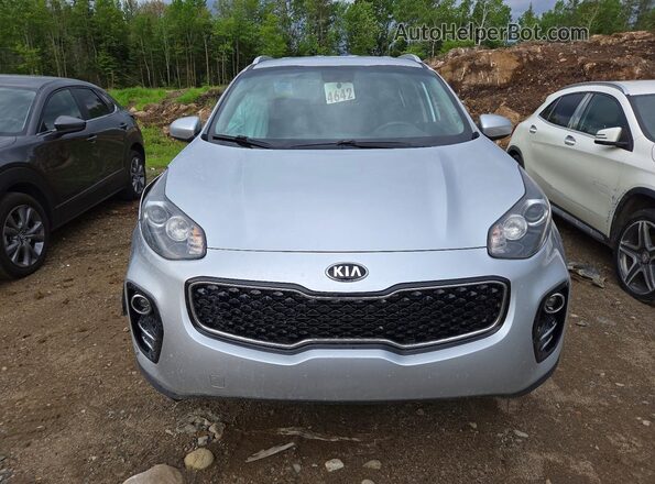 KNDPMCAC0H7148391 2017 KIA SPORTAGE Серый Вид спереди