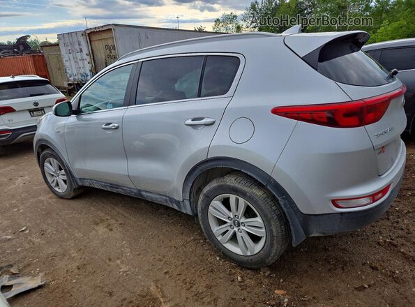 KNDPMCAC0H7148391 2017 KIA SPORTAGE Серый Задняя левая четверть