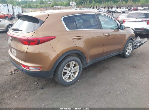KNDPMCAC0H7164056 2017 KIA SPORTAGE Brown 