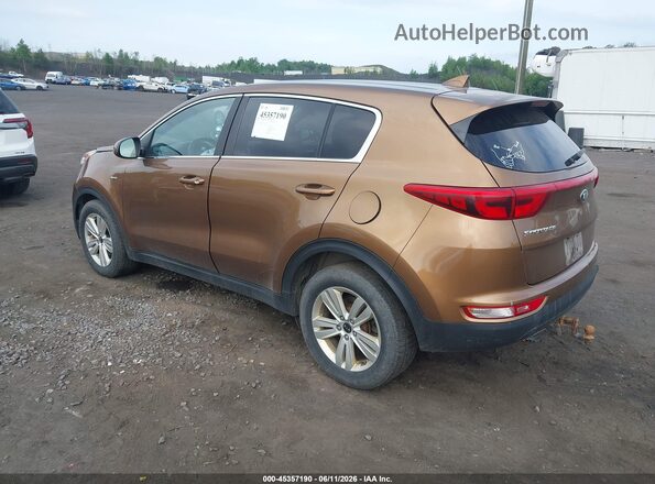 KNDPMCAC0H7164056 2017 KIA SPORTAGE Brown 