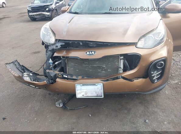 KNDPMCAC0H7164056 2017 KIA SPORTAGE Brown 