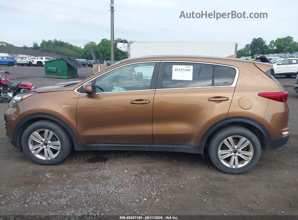KNDPMCAC0H7164056 2017 KIA SPORTAGE Brown 