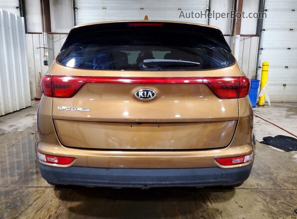 KNDPMCAC0H7184601 2017 KIA SPORTAGE Orange 