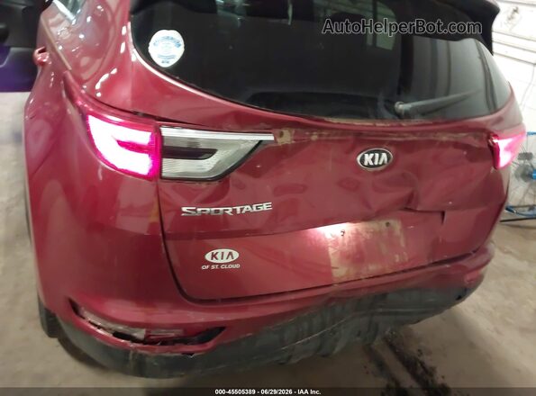 KNDPMCAC0J7427894 2018 KIA SPORTAGE Red წინა ხედი