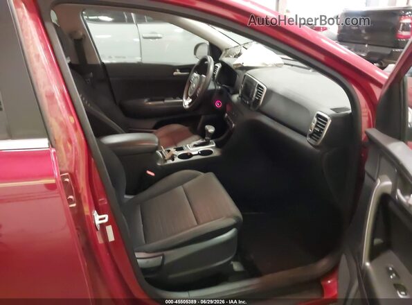 KNDPMCAC0J7427894 2018 KIA SPORTAGE Red წინა სალონის ხედი