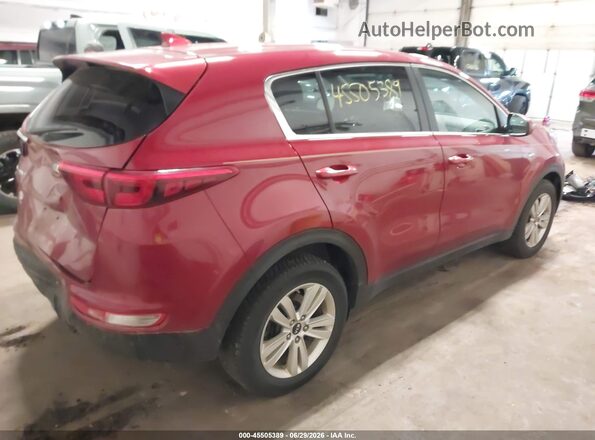 KNDPMCAC0J7427894 2018 KIA SPORTAGE Red უკანა მარჯვენა