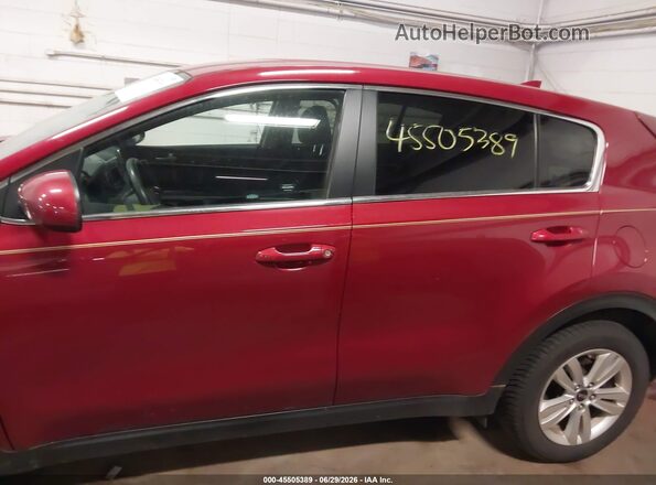 KNDPMCAC0J7427894 2018 KIA SPORTAGE Red სალონის 360-გრადუსიანი ხედი