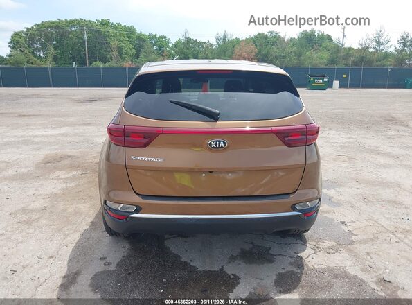 KNDPMCAC0M7886458 2021 KIA SPORTAGE Brown 