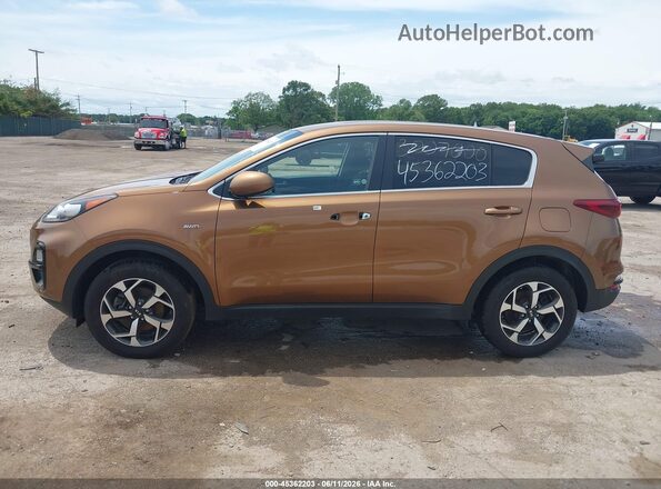 KNDPMCAC0M7886458 2021 KIA SPORTAGE Brown Панорамний вид салону 360°