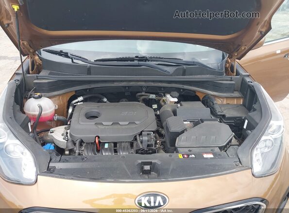 KNDPMCAC0M7886458 2021 KIA SPORTAGE Brown Вид ззаду