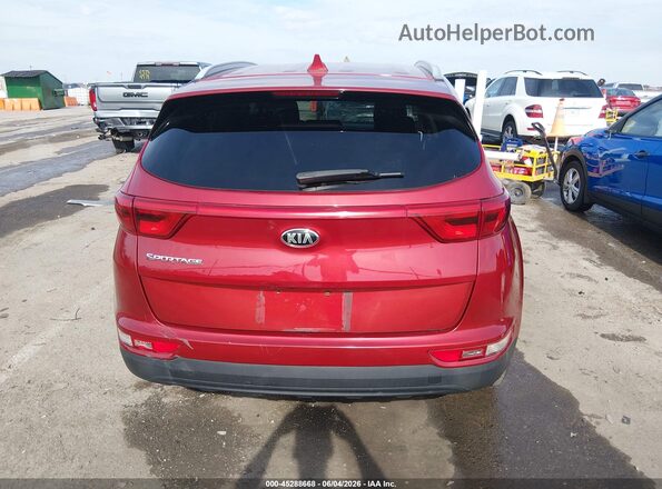 KNDPMCAC1H7157035 2017 KIA SPORTAGE Red 