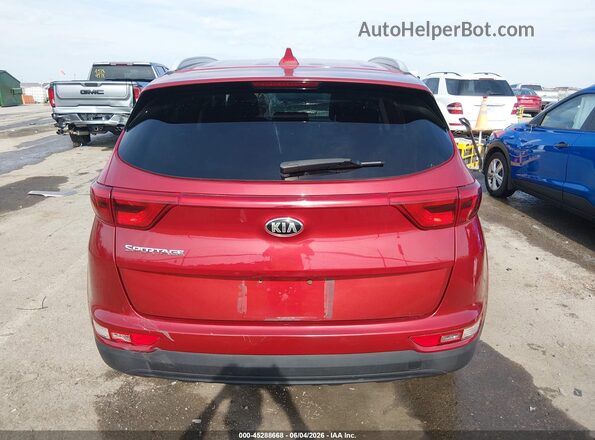 KNDPMCAC1H7157035 2017 KIA SPORTAGE Red Vista frontal
