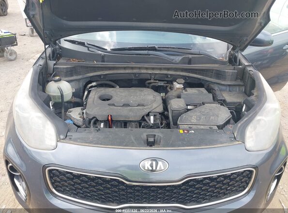 KNDPMCAC1J7359878 2018 KIA SPORTAGE Black უკანა ხედი