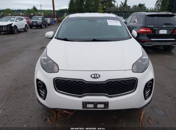KNDPMCAC1J7379631 2018 KIA SPORTAGE White Instrument cluster view