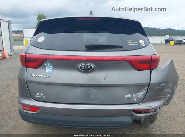 KNDPMCAC1J7472908 2018 KIA SPORTAGE Gray 