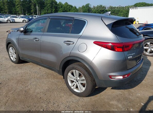 KNDPMCAC1K7528895 2019 KIA SPORTAGE Gray Trasero izquierdo