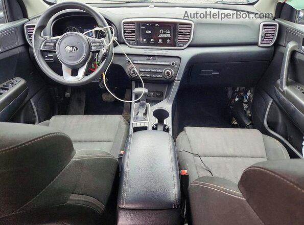 KNDPMCAC1L7748832 2020 KIA SPORTAGE Black Dashboard view