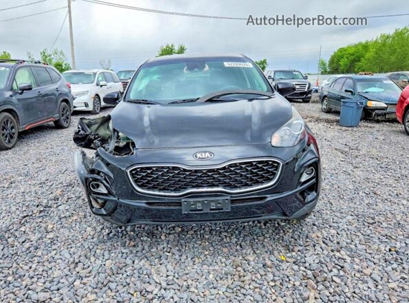 KNDPMCAC1L7748832 2020 KIA SPORTAGE Black Front view