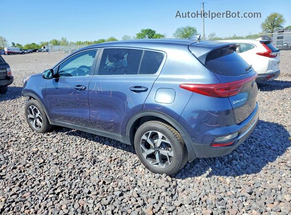 KNDPMCAC1M7861097 2021 KIA SPORTAGE Blue უკანა მარცხენა