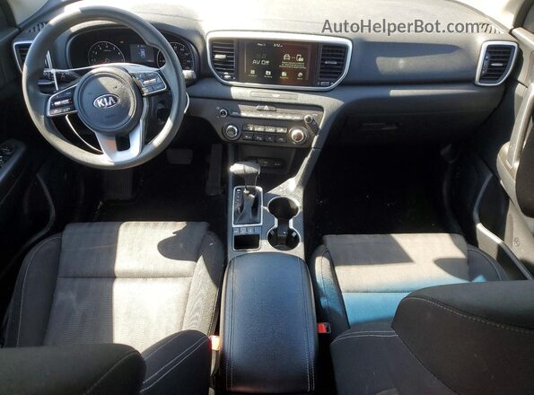 KNDPMCAC1M7861097 2021 KIA SPORTAGE Blue წინა პანელის ხედი