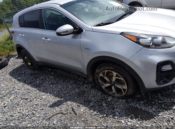 KNDPMCAC1M7878045 2021 KIA SPORTAGE Silver წინა ხედი