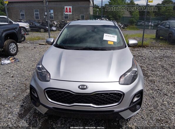 KNDPMCAC1M7878045 2021 KIA SPORTAGE Silver უკანა სალონის ხედი