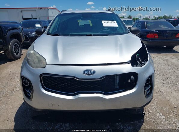 KNDPMCAC2H7238237 2017 KIA SPORTAGE Silver Front view