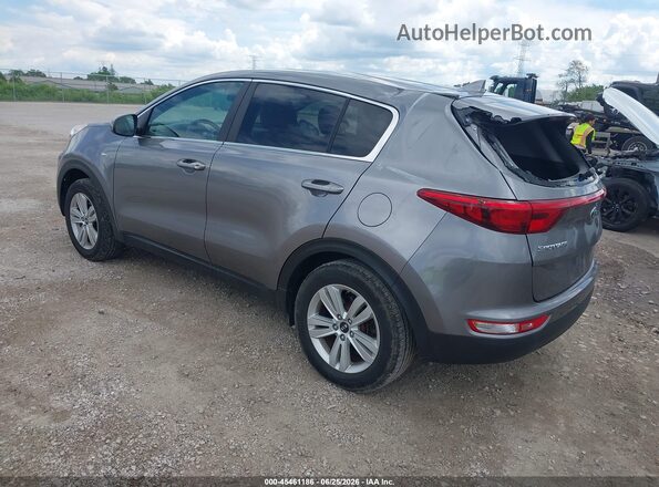 KNDPMCAC2H7273683 2017 KIA SPORTAGE Gray Задня ліва чверть