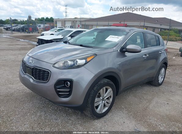 KNDPMCAC2H7273683 2017 KIA SPORTAGE Gray Передня ліва чверть