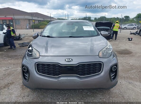 KNDPMCAC2H7273683 2017 KIA SPORTAGE Gray Вид щитка приладів