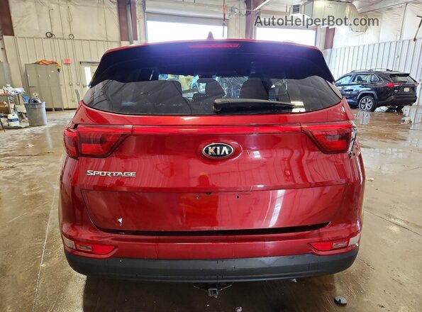 KNDPMCAC2J7393389 2018 KIA SPORTAGE Maroon 