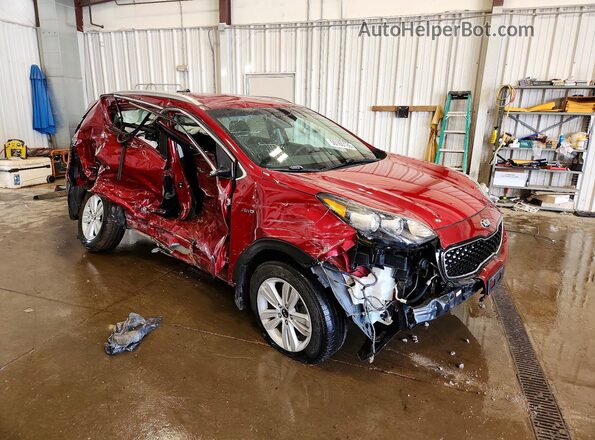 KNDPMCAC2J7393389 2018 KIA SPORTAGE Maroon 
