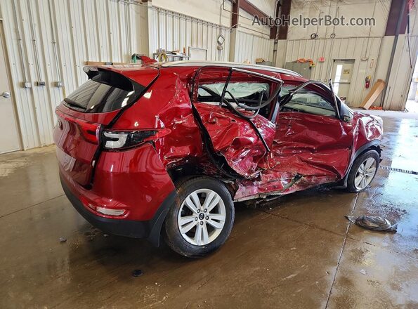 KNDPMCAC2J7393389 2018 KIA SPORTAGE Maroon 
