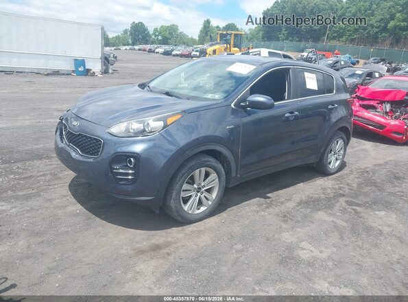 KNDPMCAC2J7449606 2018 KIA SPORTAGE Blue Przód lewy