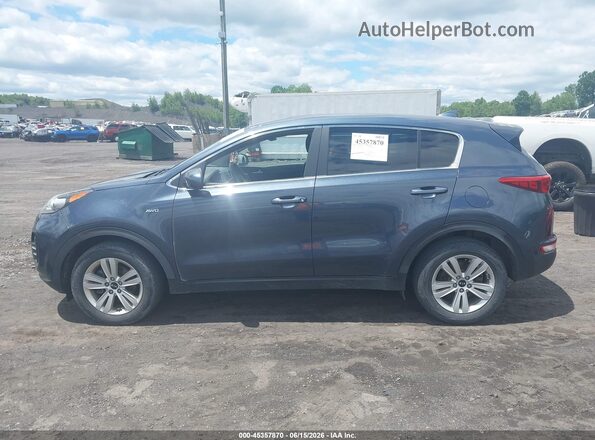 KNDPMCAC2J7449606 2018 KIA SPORTAGE Blue Widok wnętrza 360 stopni