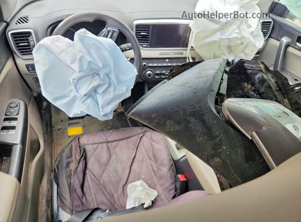 KNDPMCAC2L7632300 2020 KIA SPORTAGE Silver Առջևի վահանակի տեսք
