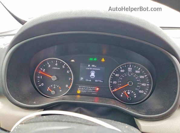KNDPMCAC2L7748659 2020 KIA SPORTAGE Gray Вид щитка приладів