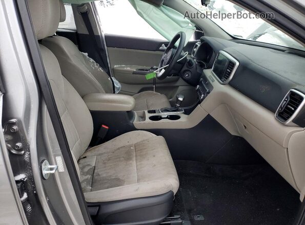 KNDPMCAC2L7748659 2020 KIA SPORTAGE Gray Вид салону спереду