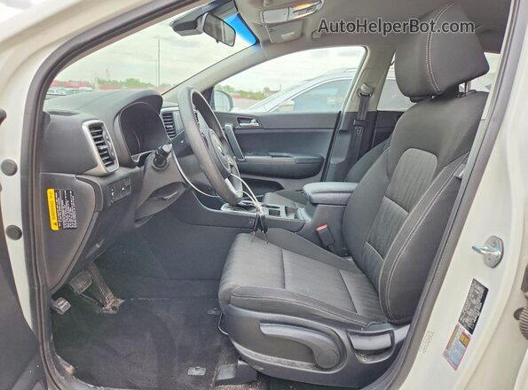 KNDPMCAC2L7812571 2020 KIA SPORTAGE White წინა სალონის ხედი