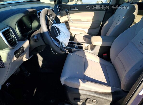 KNDPMCAC2M7881696 2021 KIA SPORTAGE Blue წინა სალონის ხედი