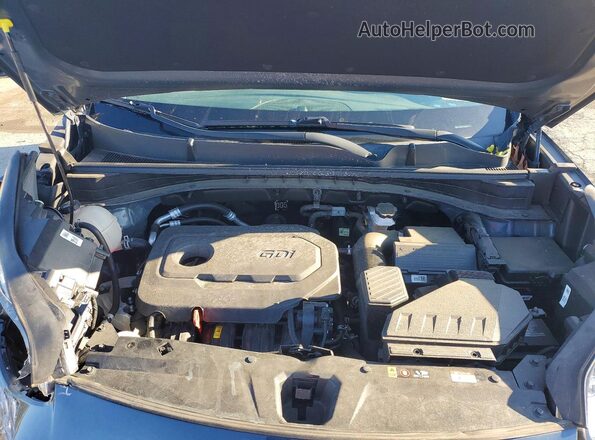 KNDPMCAC2M7881696 2021 KIA SPORTAGE Blue ძრავის განყოფილების ხედი