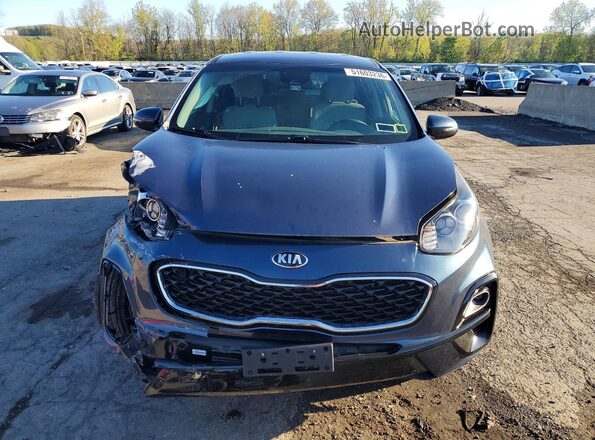KNDPMCAC2M7881696 2021 KIA SPORTAGE Blue წინა ხედი