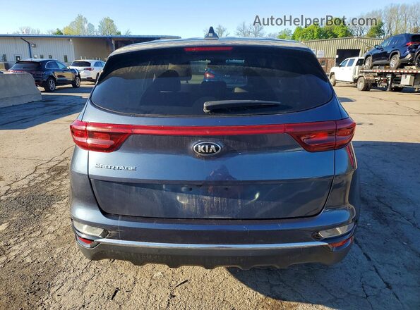 KNDPMCAC2M7881696 2021 KIA SPORTAGE Blue უკანა ხედი