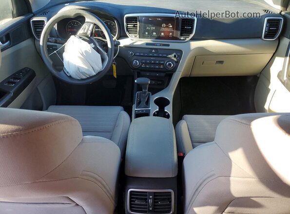 KNDPMCAC2M7881696 2021 KIA SPORTAGE Blue წინა პანელის ხედი